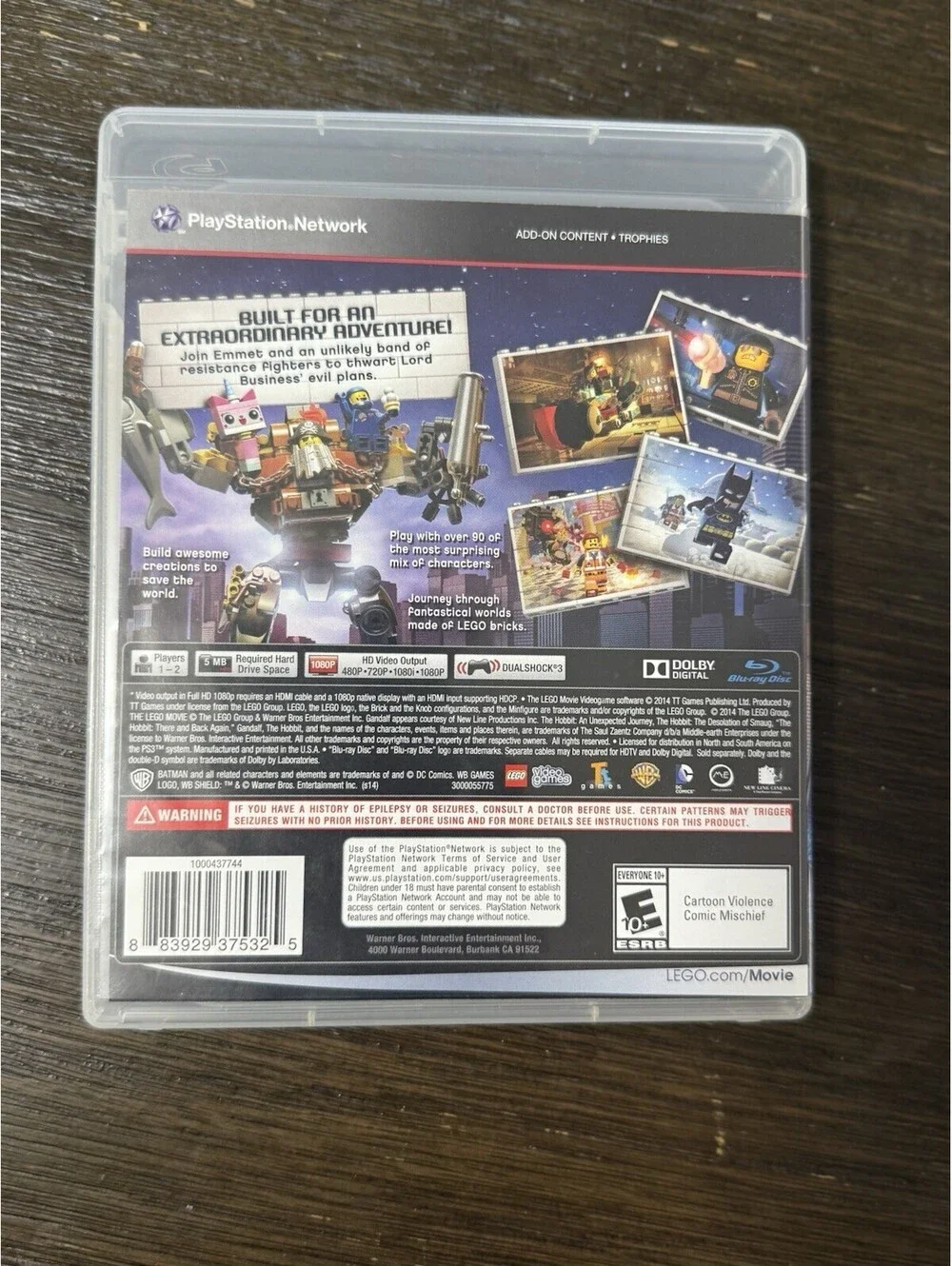 The LEGO Movie Videogame (Sony PlayStation 3, 2014)
